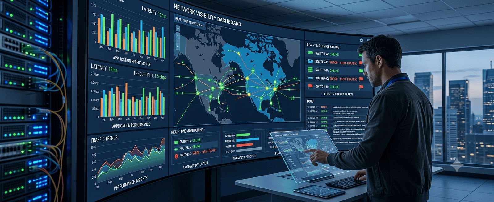 Network Operations — Asset Monitoring Dashboard