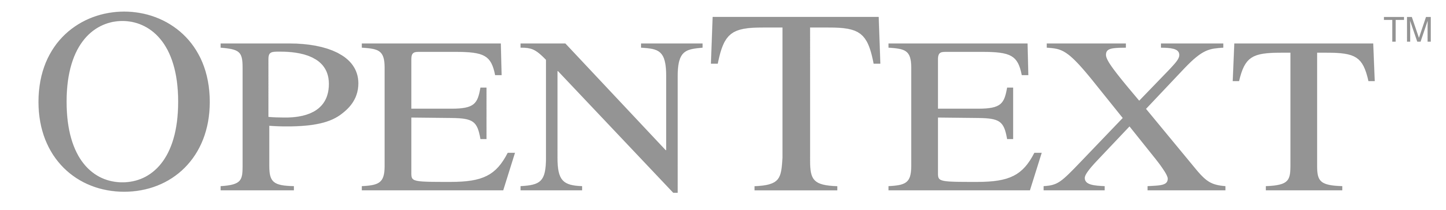opentext logo gray