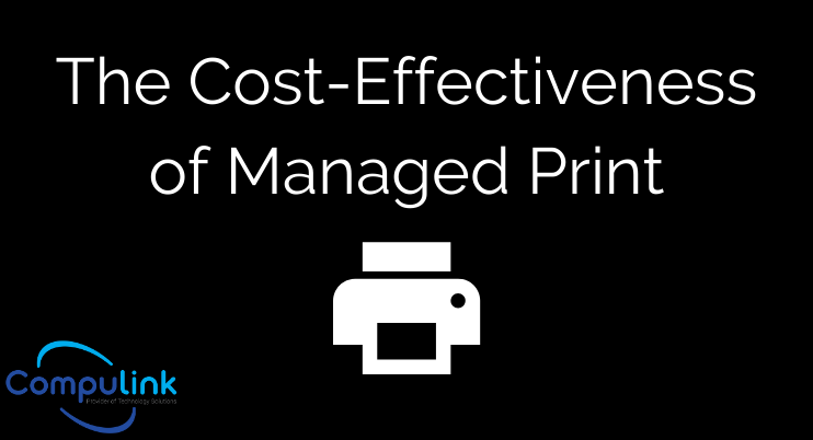 coast effectivness managed print