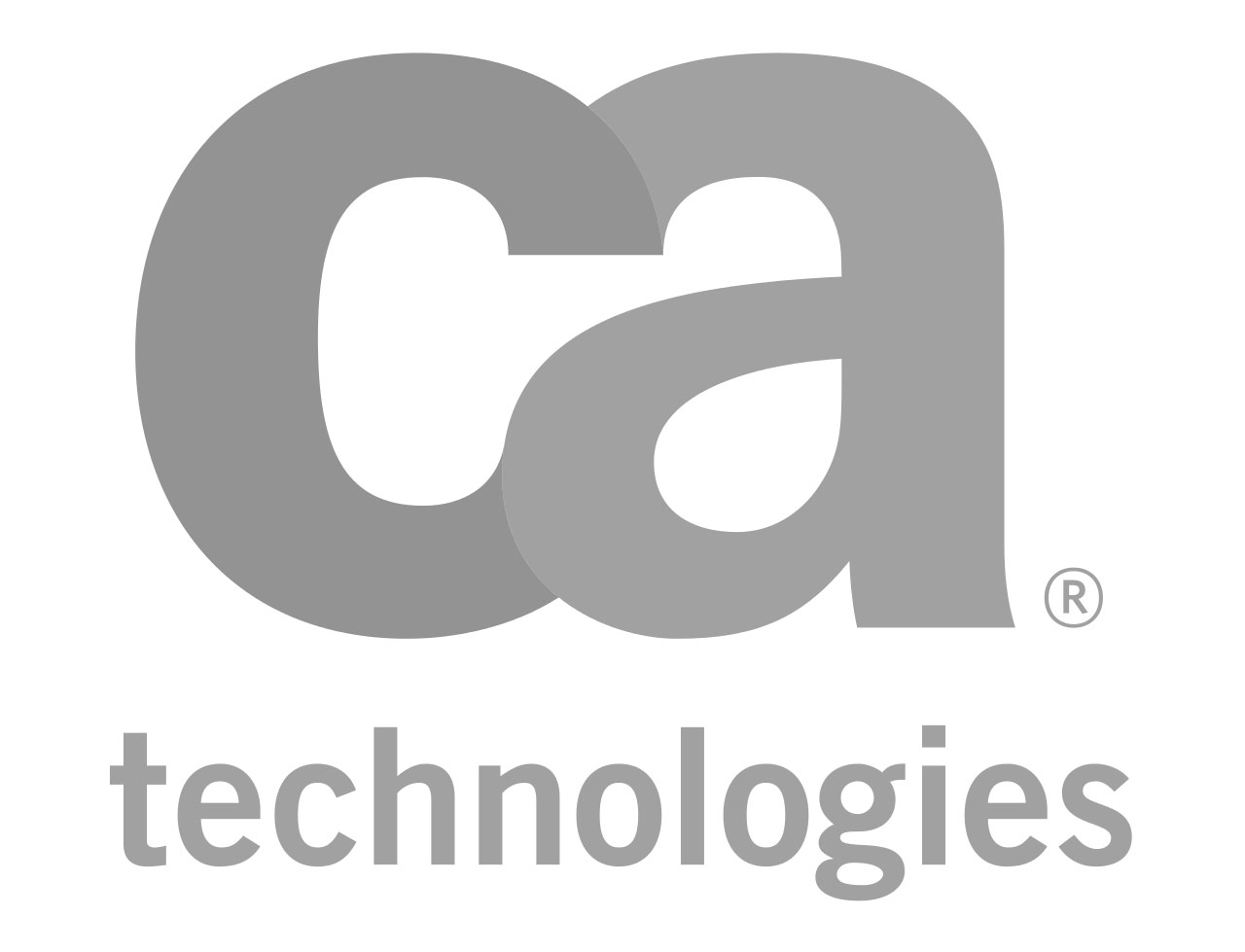 CA Technologies logo gray